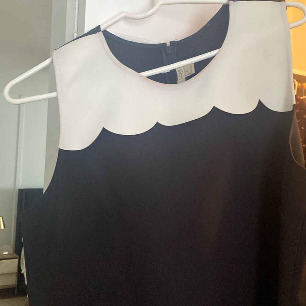 J crew scallop shift dress worn once size 12